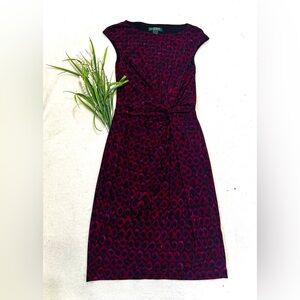 Lauren Ralph Lauren Ruched Sheath Cocktail Dress - Size 4